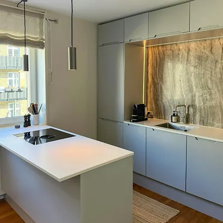Renovated Flat With Pool Access In Osterbro Κοπεγχάγη